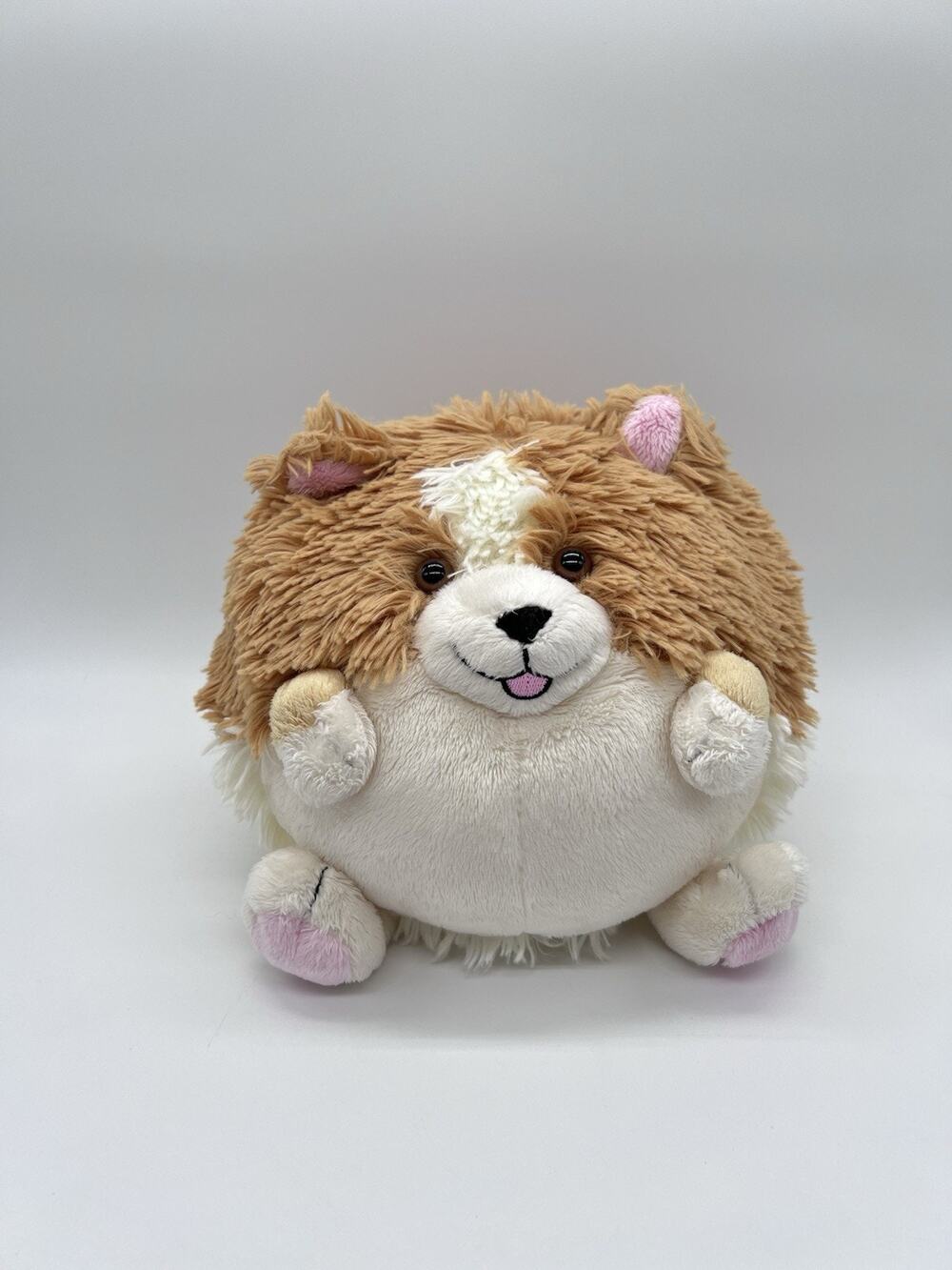 Squishable Brown White Corgi Puppy Dog Plush Lovey Soft Stuffed Animal Toy 7”